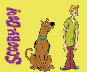 yapboz Scooby-Doo ve Shaggy, iki arkadaş